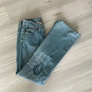 Yanuk Denim Blue Straight Leg Jeans